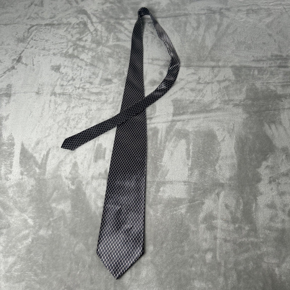 mens Hugo Boss Selection classic 100% Polyeste Retro gray neck tie